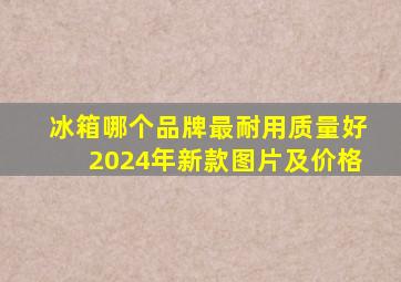 冰箱哪个品牌最耐用质量好2024年新款图片及价格