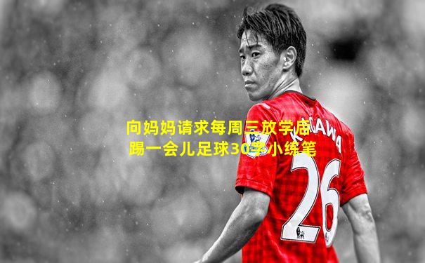 向妈妈请求每周三放学后踢一会儿足球30字小练笔