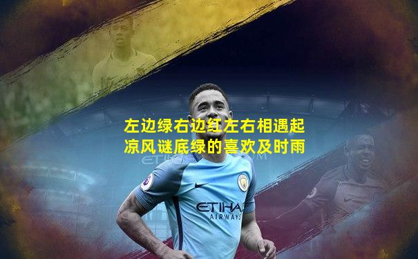 左边绿右边红左右相遇起凉风谜底绿的喜欢及时雨
