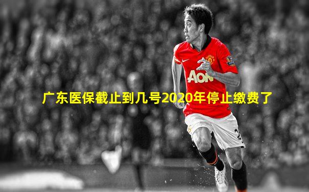 广东医保截止到几号2020年停止缴费了