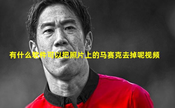 有什么软件可以把照片上的马赛克去掉呢视频