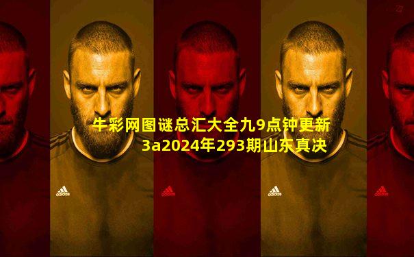 牛彩网图谜总汇大全九9点钟更新3a2024年293期山东真决