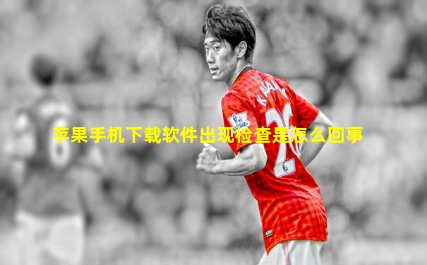 苹果手机下载软件出现检查是怎么回事