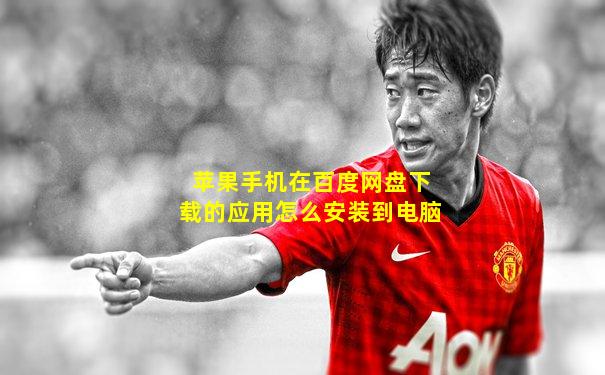 苹果手机在百度网盘下载的应用怎么安装到电脑
